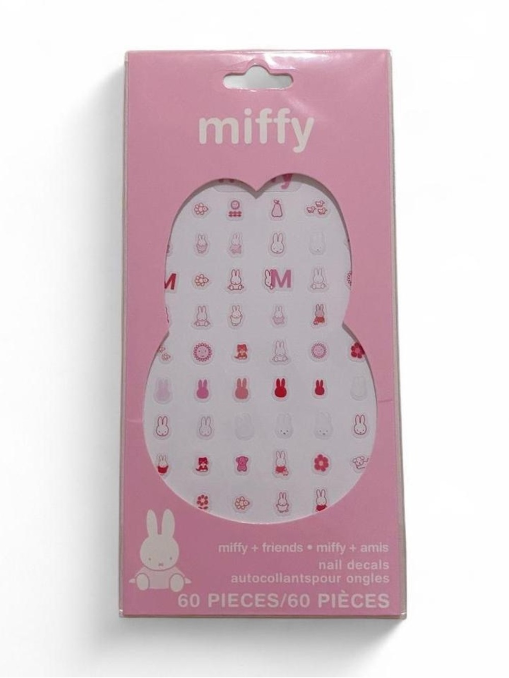 🛍️3/$20🛍️ miffy Pink Nail Decals with Character Accents